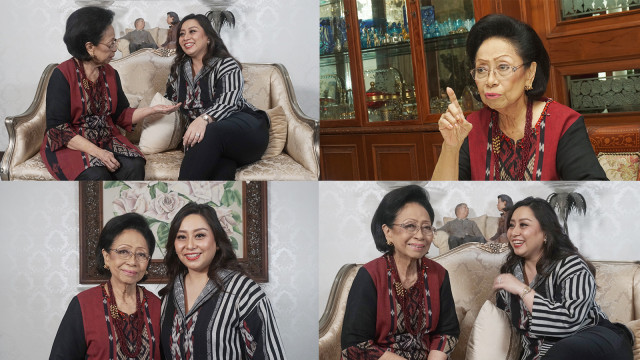 Martha Tilaar dan Wulan Tilaar Foto: Fanny Kusumawardhani/kumparan