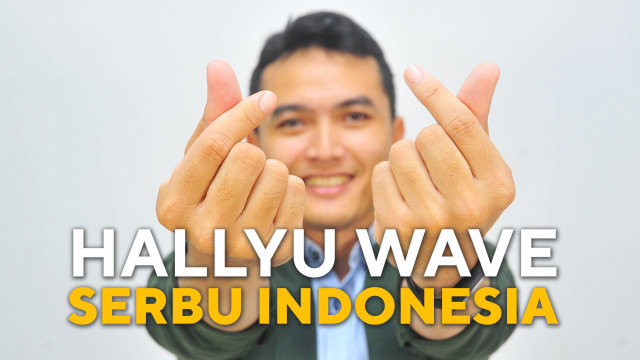 Finger heart, gestur yang sering digunakan idola K-Pop. (Foto: Matheus Marsely & Putri Sarah Arifira/kumparan)