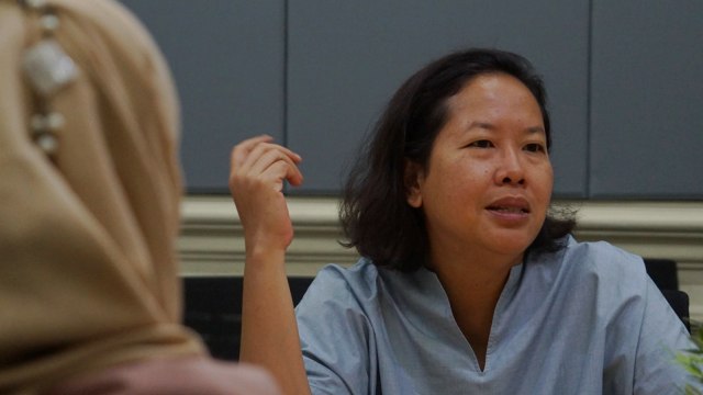 Trinity saat diwawancara di kantor kumparan. (Foto: Fitra Andrianto/kumparan)