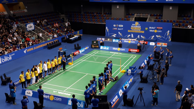 Final Kejurnas PBSI 2018 di Britama Arena, Kelapa Gading, Sabtu (22/12/2018). (Foto: Karina Nur Shabrina/kumparan)