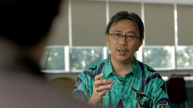 Jerry Sumampouw, eks Humas Persekutuan Gereja-gereja Indonesia (PGI) dan Koordinator Komite Pemilih Indonesia (TePi). (Foto: Fauzan Dwi Anangga/kumparan)