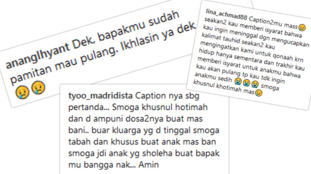 Bani Seventeen Sempat Tulis 'Kepulangan' di Sosmed Sebelum Meninggal (1)