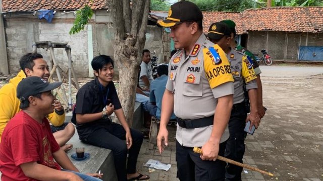 Kapolresta Tangerang pantau kondisi Pesisir Tanjung Kait. (Foto: Dok. Polres Tangerang)