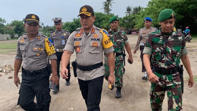Kapolresta Tangerang pantau kondisi Pesisir Tanjung Kait. (Foto: Dok. Polres Tangerang)