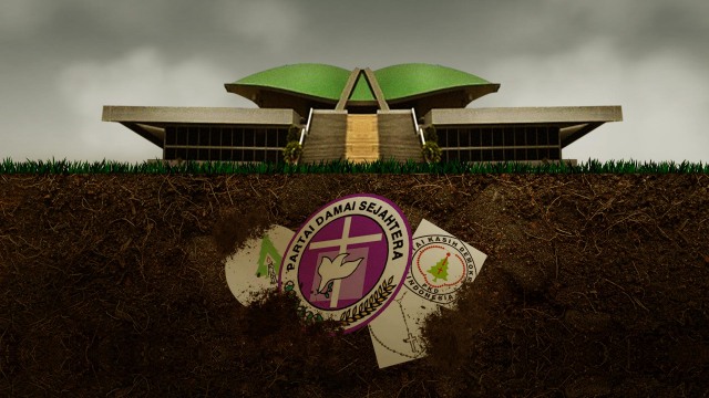 lustrasi Lipsus “Mati Suri Partai Kristen”. (Foto: Herun Ricky/kumparan)