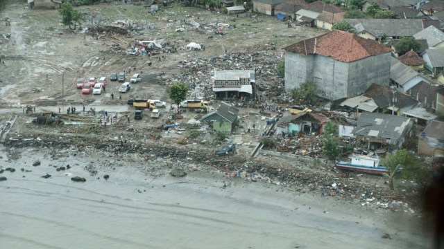 Keadaan di sekitar Sumur melalui pantauan udara. (Foto: Matheus Marsely/kumparan)