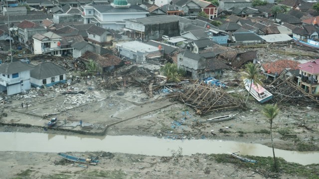 Keadaan di sekitar Sumur melalui pantauan udara. (Foto: Matheus Marsely/kumparan)