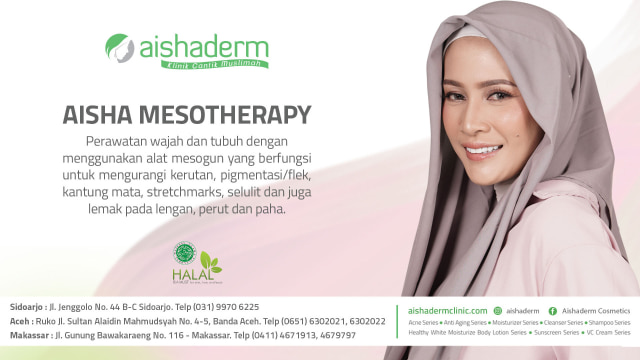 Atasi Berbagai Masalah Kulit dengan Aisha Mesotherapy