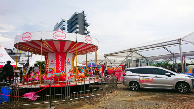 Mitsubishi Fasilitasi Permainan Edukatif di Acara Xpander Tons of Real Happiness