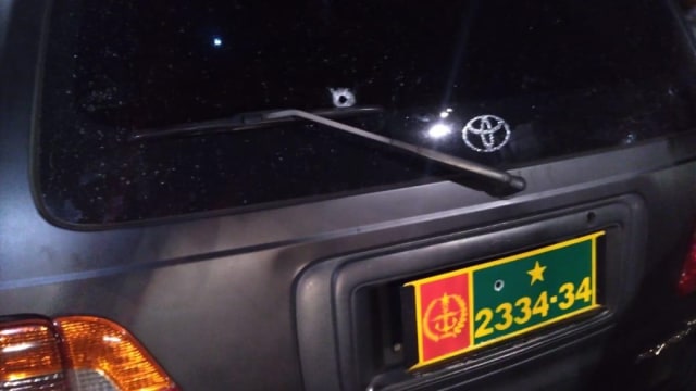 Mobil korban penembakan di Jatinegara (Foto: Dok. Istimewa)