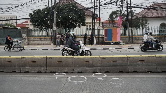 TKP penembakan anggota TNI di Jalan Jatinegara Barat, Jakarta Timur, Rabu (26/12/2018). (Foto: Jamal Ramadhan/kumparan)