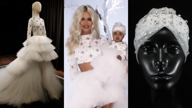 khloe Kardashian & True Thompson dalam Monica Ivena dan Rinaldy A. Yunardy. (Foto: Dok. Rinaldy A. Yunardi dan The Clique HK)