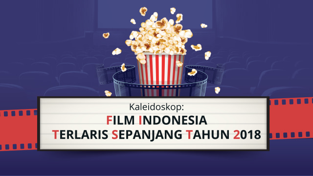 Film Indonesia terlaris sepanjang tahun 2018 (Foto: Graphic: Putri Sarah Arifira/kumparan)