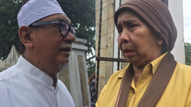 Deddy Mizwar dan Aty Cancer (Foto: Giovanni/kumparan)