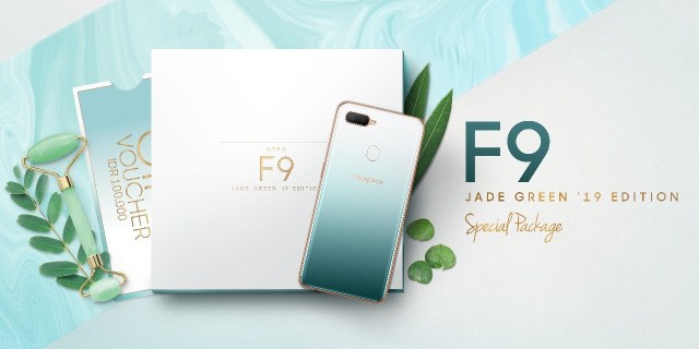 OPPO F9 Jade Green Special 2018 (Foto: yangcanggih.com)