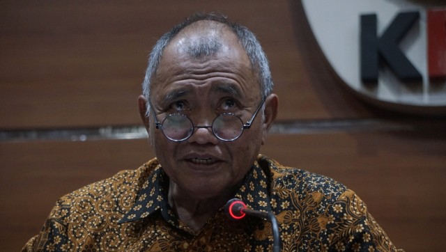 Ketua Komisi Pemeberantasan Korupsi (KPK) Agus Rahardjo memberikan keterangan pers terkait perkembangan kasus suap Jambi di Gedung KPK, Jakarta, Jumat (28/12). (Foto:  Fanny Kusumawardhani/kumparan)