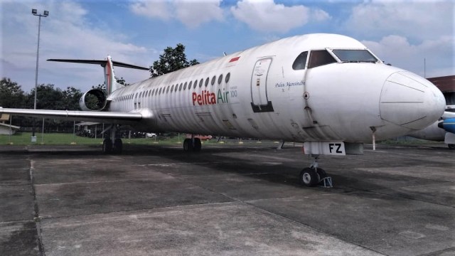 Pesawat Bekas Pelita Air Dijual Rp 5,3 Miliar di Tanggerang. (Foto: Abdul Latif/kumparan)