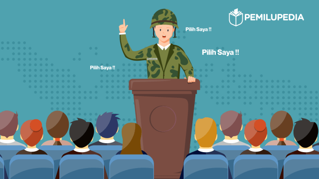 Ilustrasi caleg berstatus purnawirawan. (Foto: Anggoro Fajar/kumparan)