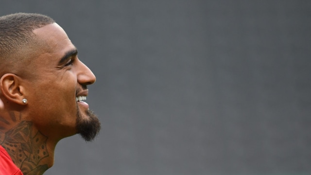 Kevin-Prince Boateng tatkala masih memperkuat Eintracht Frankfurt. (Foto: AFP/Christof Stache)
