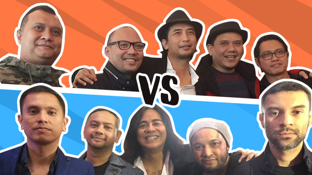 Band Padi Reborn vs Element Reunion (Foto: Infografik: Putri Sarah Arifira.)