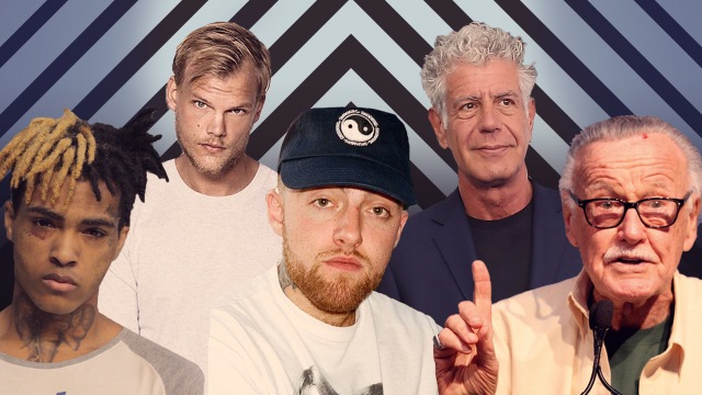 Artis Dunia yang Meninggal Sepanjang 2018 (Foto: Infografik: Sabryna Putri Muviola)