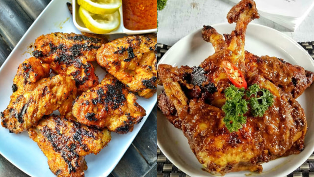 ayam bakar bumbu rujak (Foto: Instagram @aidistyleshop dan @marimakan6)