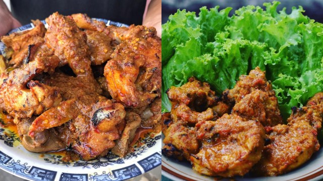 ayam bakar bumbu rujak (Foto: Instagram @hana_kitchenn dan @dapur_mbahkaji)