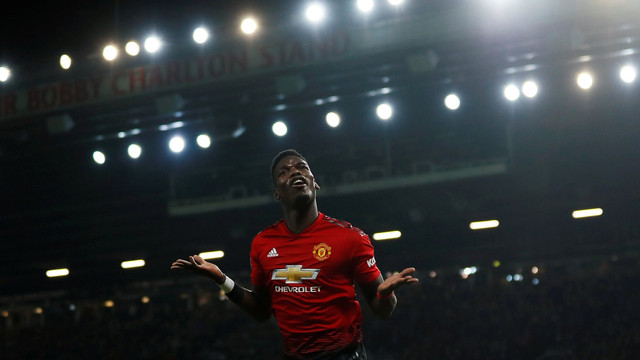 Paul Pogba, pemain Manchester United. (Foto: Reuters/Jason Cairnduff)