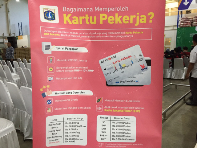 Mekanisme penggunaan kartu pekerja. (Foto: Fachrul Irwinsyah/kumparan)