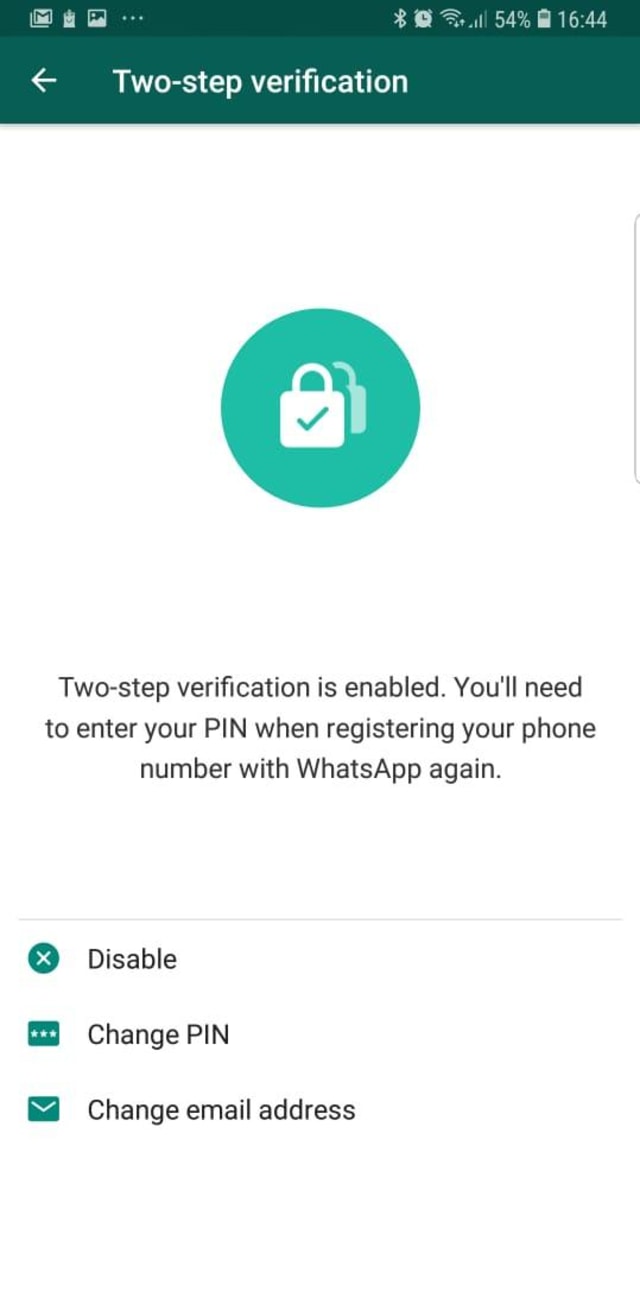 Two-step verification (Foto: Alfons Tanujaya)