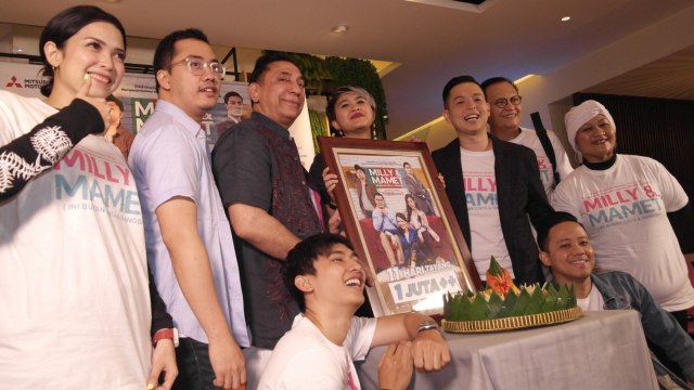 Suasana sykuran film 'Milly & Mamet'. (Foto: Munady Widjaja)