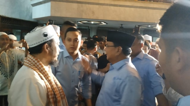 Prabowo ke Masjid At-Taqwa (Foto: Maulana Ramadhan)