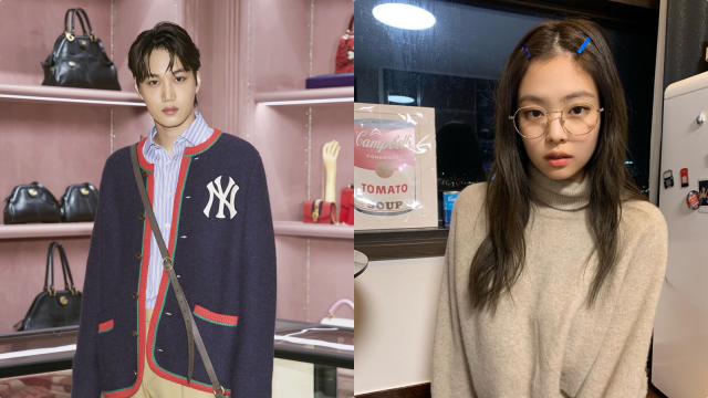 Kai EXO dan Jennie Blackpink (Foto: Instagram @zkdlin dan @jennierubyjane)