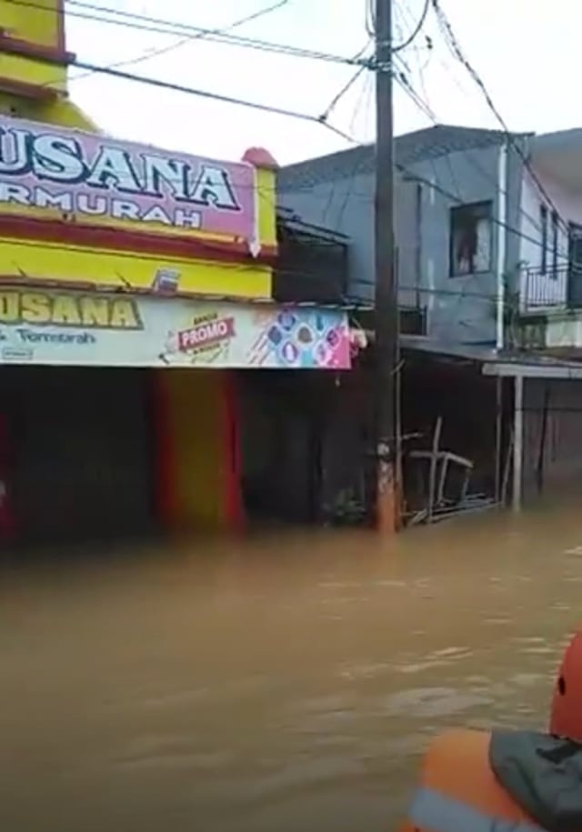 Kondisi banjir di Labuan, Pandeglang. (Foto: Dok. Istimewa)