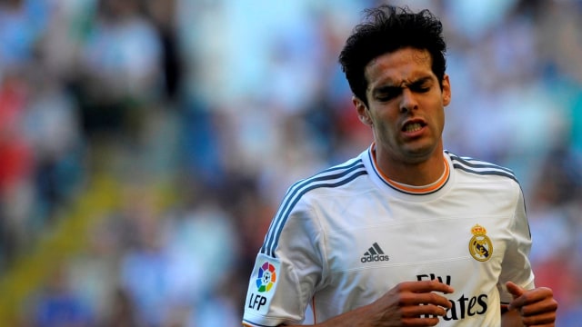 Kaka pada musim terakhirnya di Real Madrid. (Foto: AFP/Miguel Riopa)