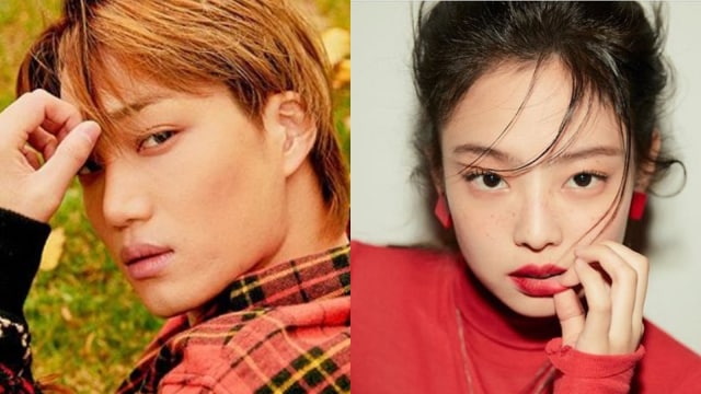 Kai EXO X Jennie Blackpink (Foto: Instagram/@zkdlin, @jennierubyjane)