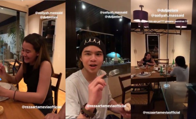 Maia Estianty jodohkan Dul Jaelani dengan Aaliyah Massaid. (Foto: instagram/maiaestiantyreal)