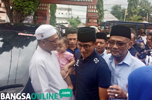 Sandiaga Uno Jenguk Kades Sampangagung di Lapas Kelas IIB Mojokerto