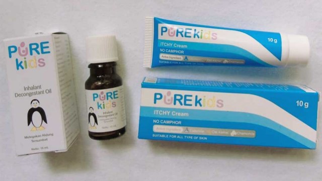 Review: Pure Kids Inhalant Decongestant Oil dan Itchy Cream