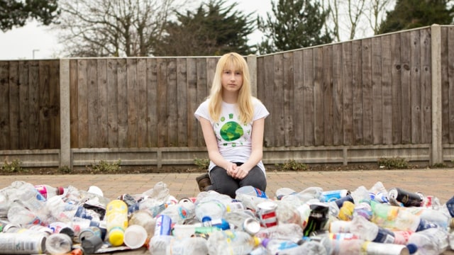 Nadia Sparkes si Gadis Sampah. (Foto: Paula Sparkes/Team Trash Girl)