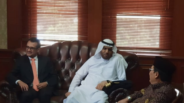 Plt Dubes Arab Saudi di PBNU. (Foto: Fadjar Hadi/kumparan)