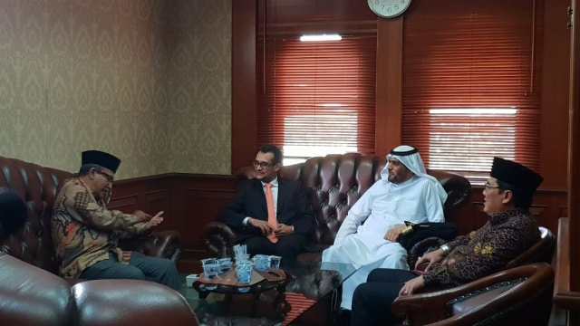 Plt Dubes Arab Saudi di PBNU. (Foto: Fadjar Hadi/kumparan)