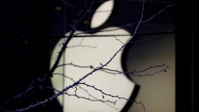 Ilustrasi Apple. Foto: REUTERS/Jason Lee