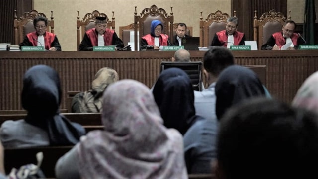 Suasana sidang vonis PT. NKE (Foto: Jamal Ramadhan/kumparan)