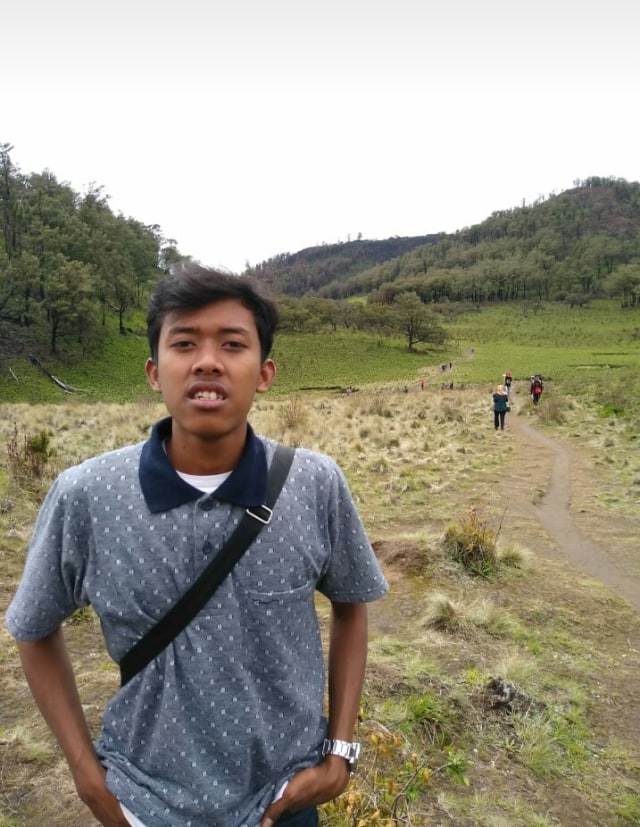 Alvi Kurniawan, pendaki gunung Lawu yang sempat hilang. (Foto: Dok. BPBD Jawa Tengah)