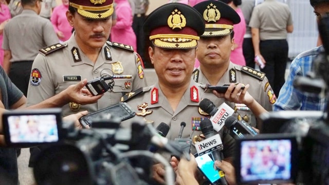 Karopenmas Div Humas Polri Brigjen Pol Dedi Prasetyo di Rupatama Mabes Polri. (Foto: Irfan Adi Saputra/kumparan)