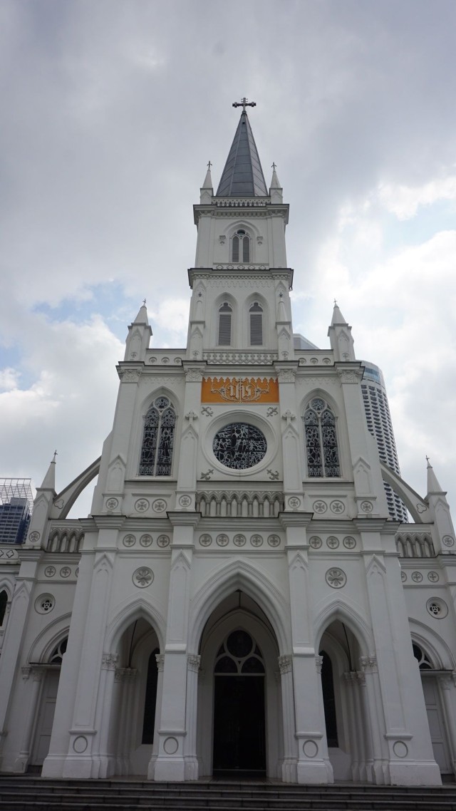 Chijmes, lokasi syuting Crazy Rich Asians di Singapura (Foto: dok Yudhistira Amran S/ kumparan)