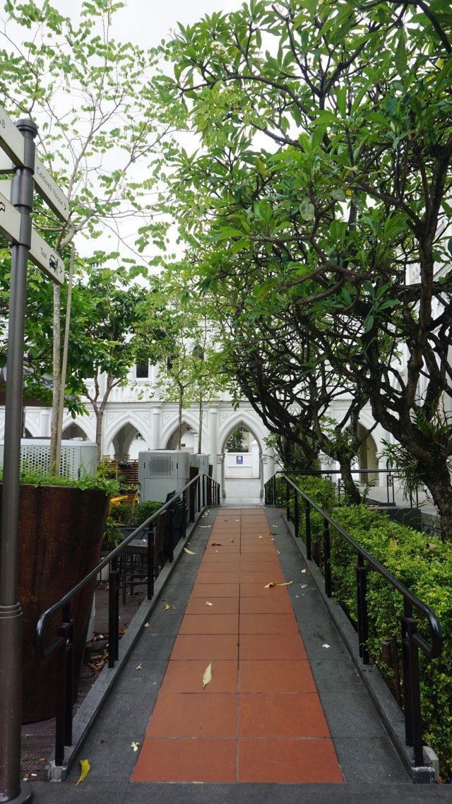 Chijmes, lokasi syuting Crazy Rich Asians di Singapura (Foto: dok Yudhistira Amran S/ kumparan)