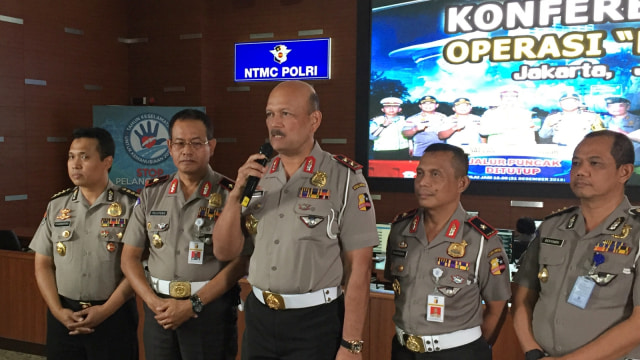 Konferensi pers Operasi Lilin 2018 di NTMC Polri, Jakarta Timur. (Foto: Darin Atiandina/kumparan)