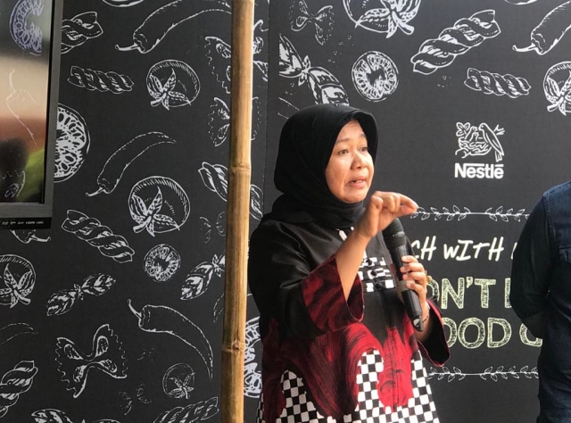 Prof. Dr. Nuri Andarwulan saat menjadi narasumber Brunch with Nestle: Don't Let Good Food Go Bad (19/12) (Foto: Kumparan/Toshiko)